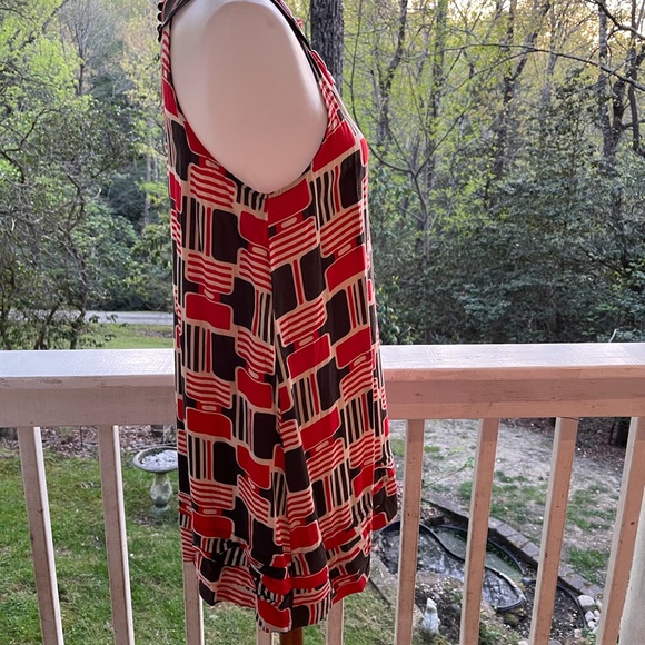 Forever 21 Geo Print Beaded Tunic L jr. FREE SHIP - Picture 6 of 7